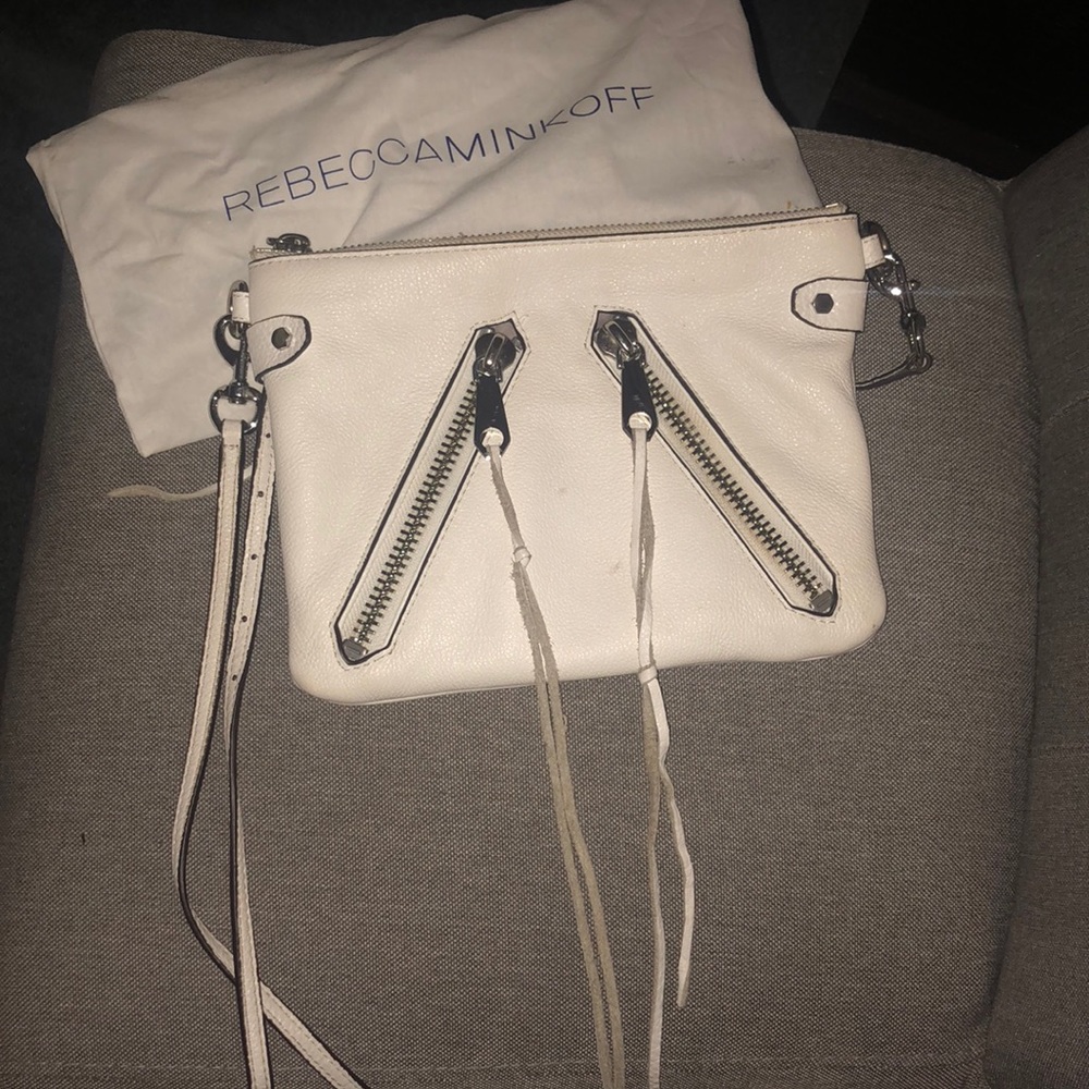Rebecca Minkoff White Crossbody bag with duster